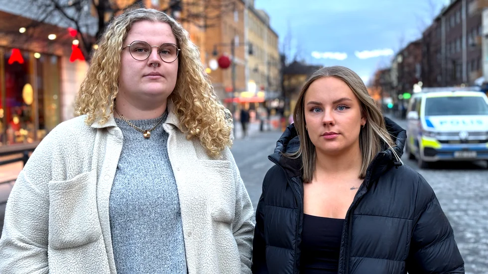 Evelina Isaksson, styrelseledamot och personalansvarig och Emma Boman, verksamhetsutvecklare på Tjejjouren Iris i Luleå.