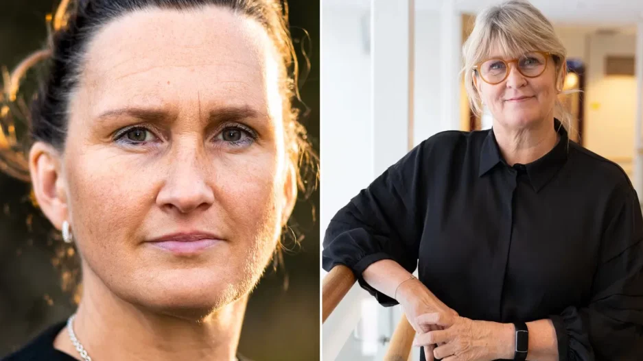 Eva Moe, till vänster i bild, och Anna Sundén, till höger i bild, får nya chefspositioner på Region Västerbotten.
