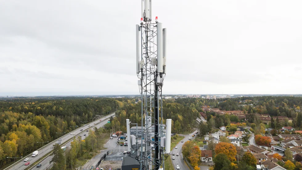 En basstation för mobiltelefoni. Snart släcks 2G och 3G. Arkivbild.