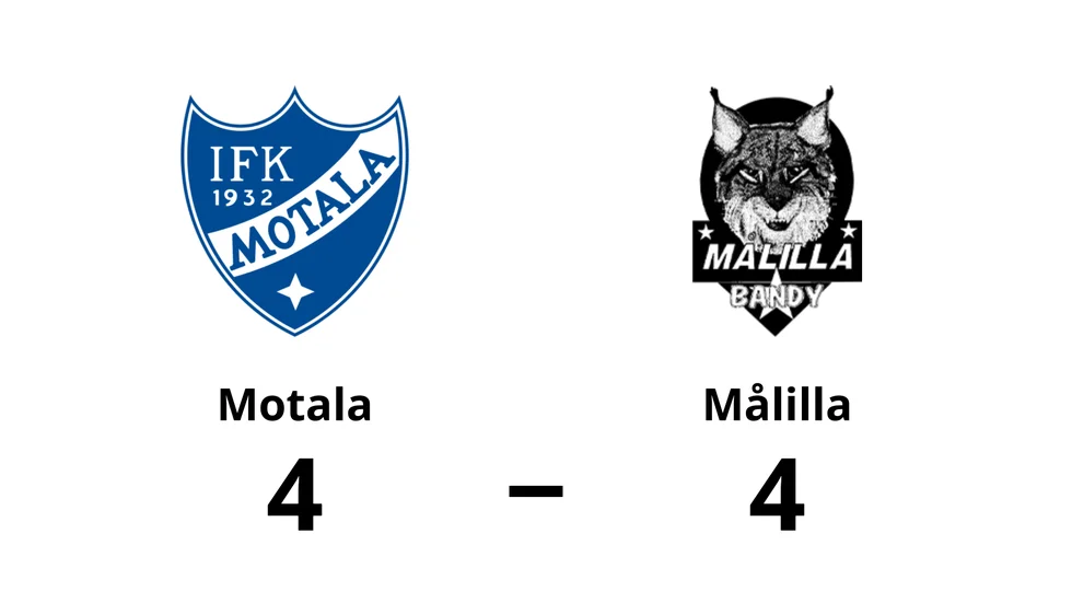 IFK Motala spelade lika mot Målilla Bandy