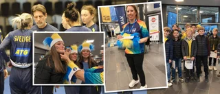 Folkvimmel inför handbollsfesten i Rosvalla!