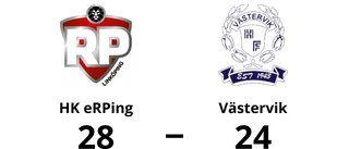 Västervik föll mot HK eRPing trots ledning