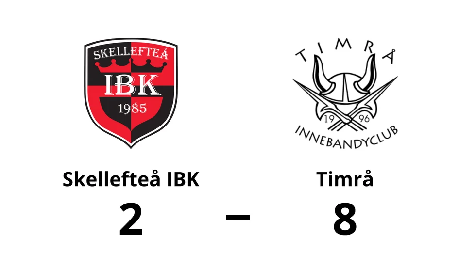 Skellefteå IBK förlorade mot Timrå IBC