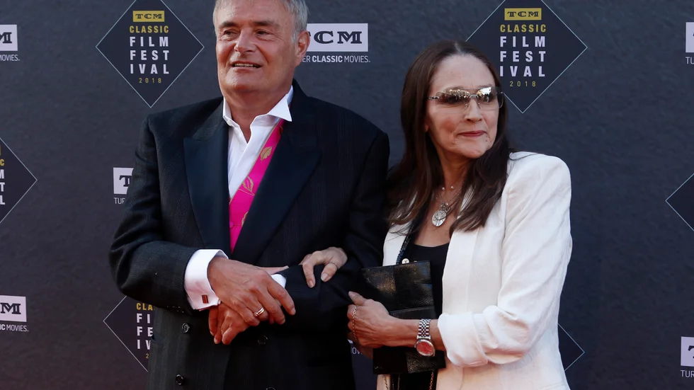 Olivia Hussey tillsammans med Leonard Whiting på en filmpremiär 2018.