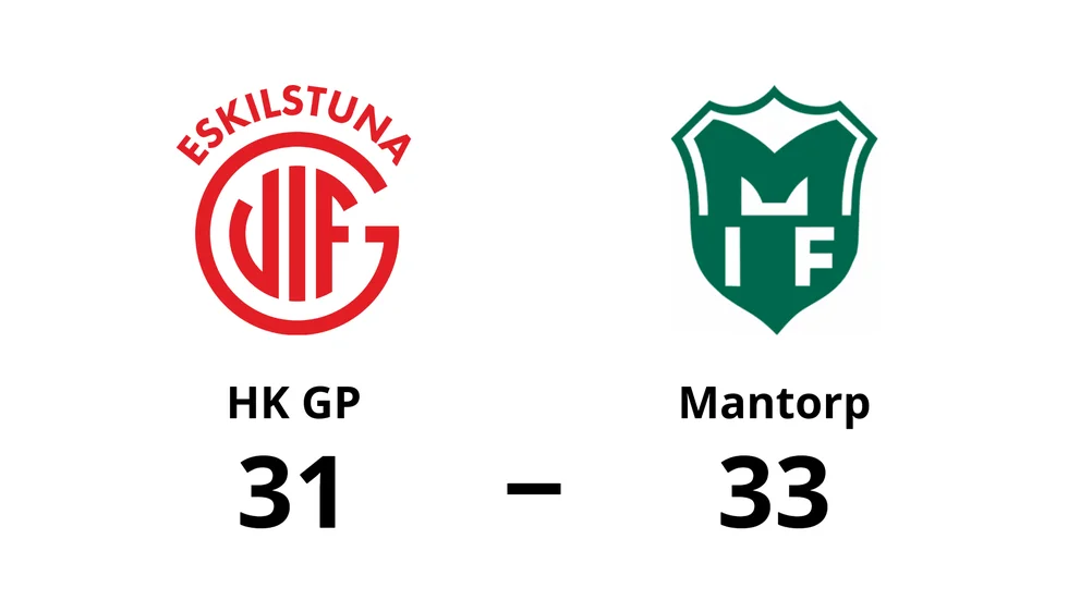 HK GP förlorade mot Mantorp