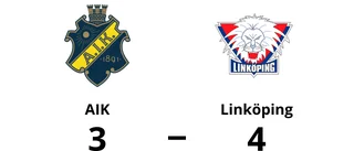Uddamålsseger när Linköping besegrade AIK