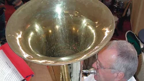Hemvärnets Musikkår i Kalmar län övade i Hultsfred inför spelningar i Tyskland.