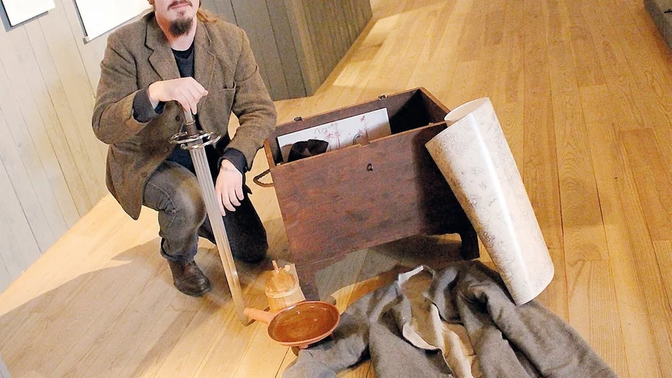Adam Norman är museipedagog på Västerviks museum.