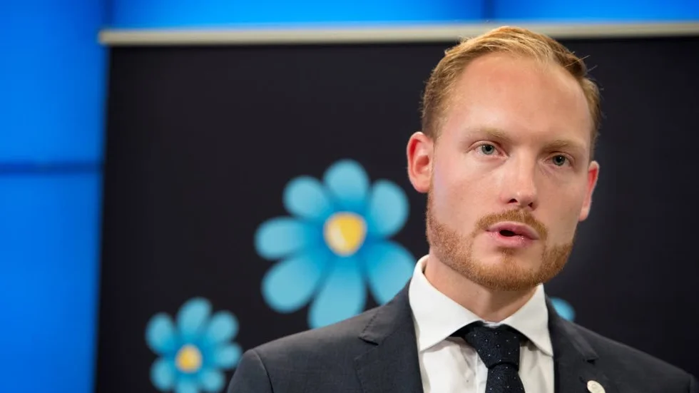 Aron Emilsson, kulturpolitisk talesperson för Sverigedemokraterna..