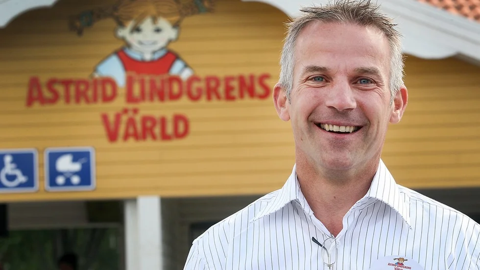 Jocke Johansson, vd i Astrid Lindgrens Värld, är nöjd med resultatet från öppningshelgen