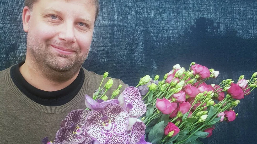 Jimmy Englund fick silvermedalj tillsammans med sin grupp i Chelsea Flowershow i London.