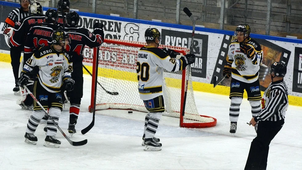 Rasmus Forslund satte 2-1 för Vimmerby.
