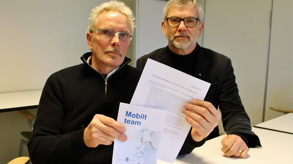 Kenneth H Axelsson och Sverker Thorén, i Liberalerna. Foto: Ellinor Harrysson