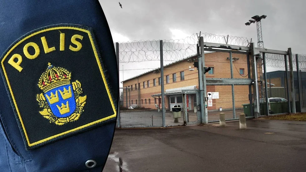 En fånge har avslöjats med misstänkt narkotika på Skänningeanstalten.