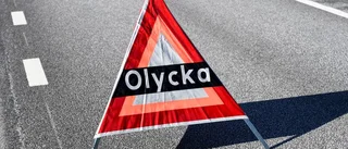 Äldre person påkörd – förd till sjukhus