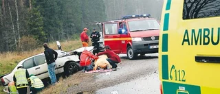 Tre svårt skadade