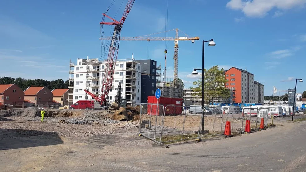 HP Boendeutveckling, HSB och Bostadsbolaget bygger just nu på Svartå strand i Mjölby.