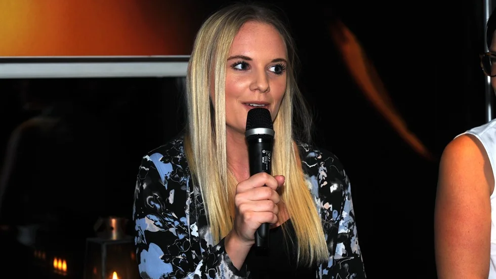 Amanda Karlsson berättade om sitt arbete med Mordpodden som blivit väldigt populär bland lyssnarna.