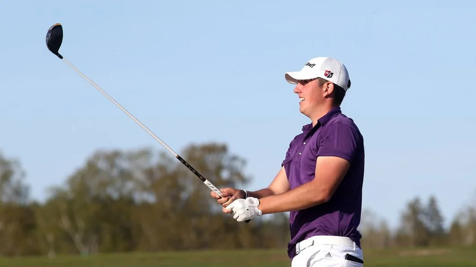 HOLE IN ONE. Vadstenakillen Johannes Axell slog sitt livs andra hole in one i future series på Torshälla i helgen. Det ger en boost för den fortsatta satsningen.