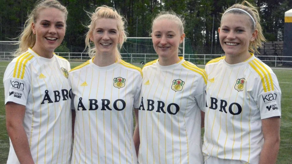 Alice Fröjd, Malin Blidfors, Julia Rosin och Molly Levin.