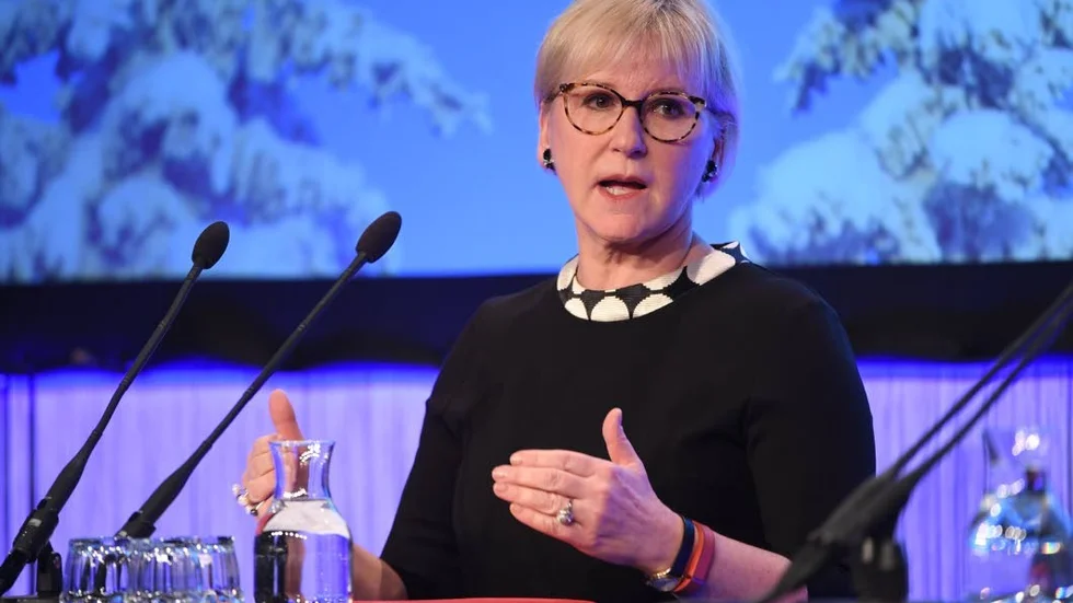 Utrikesminister Margot Wallström (S). Regeringen är oense om NATO-medlemskap medan Bosnien-Herzegovina vill gå med för att få skydd mot Ryssland.
