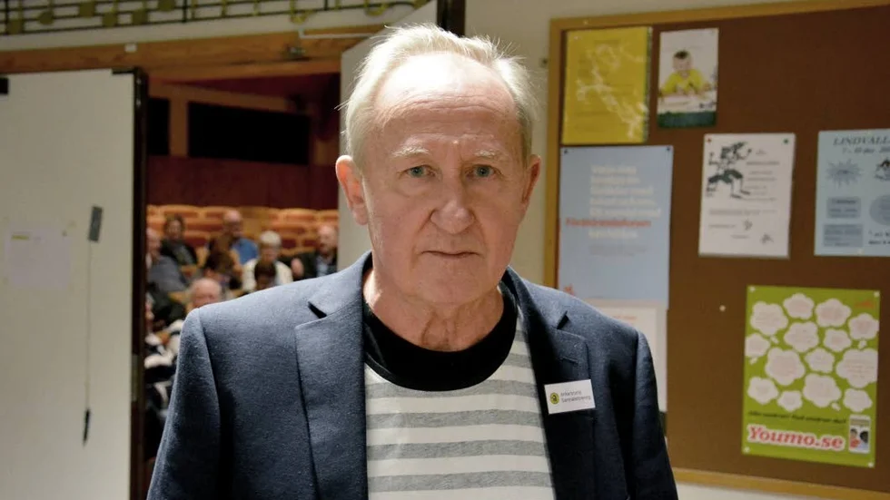 På sin vakt. Torbjörn Gustavsson, från samhällsföreningen, upplever att Ankarsrumsborna generellt sett har blivit mer vaksamma efter de många bränderna.