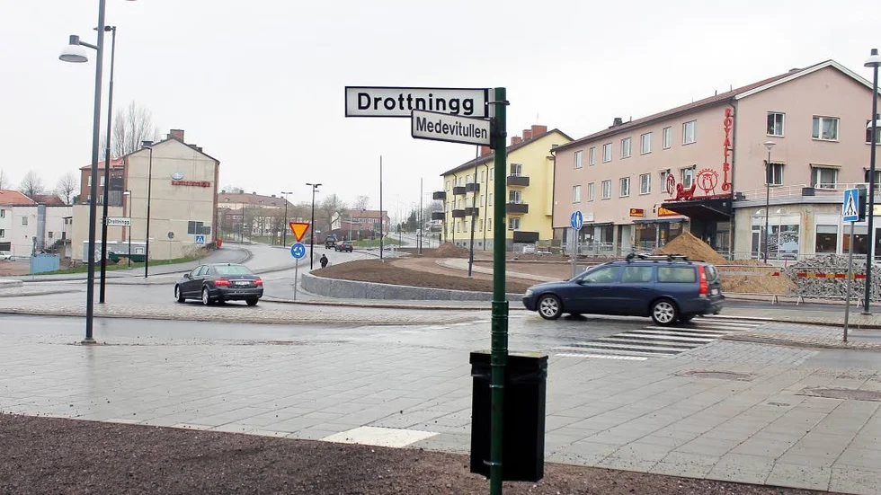 Kritiserat övergångsställe vid Drottningplan.