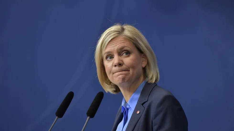 Finansminister Magdalena Andersson (S) presenterar nya satsningar.