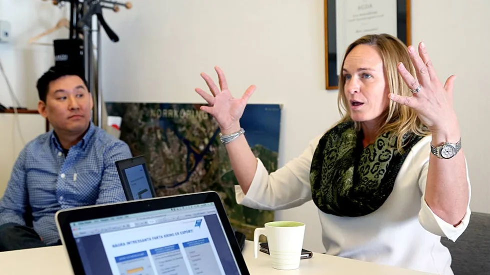 Östgötska småföretag är väldigt positiva och Frida Boklund, regionchef på Företagarna, är glad.