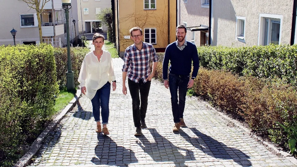 Johanna Lensell-Rebillon, Andreas Thander och Jussi Ekström är gruppen som ska styra upp Frivilligcentrum.