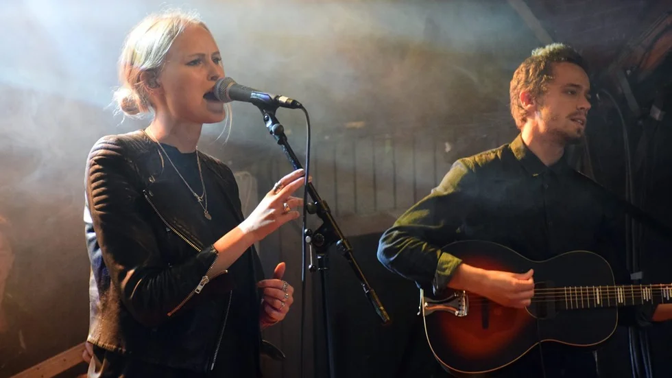 Selma och Gustaf spelade många nya låtar. Foto: Elin E Elmström