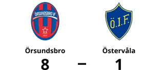 Målfest när Örsundsbro krossade Östervåla
