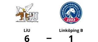 LiU tog klar seger mot Linköping B