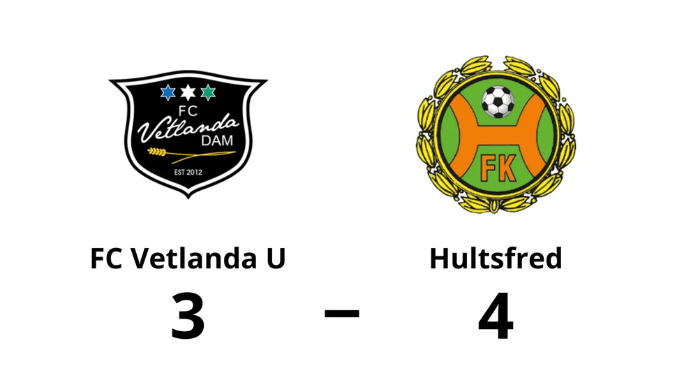 FC Vetlanda U förlorade mot Hultsfreds FK