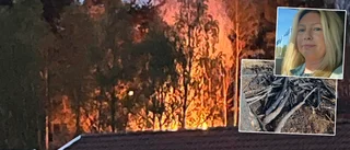 Chocken: Här rasar storbranden – precis utanför Cecilias hus