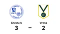 3-2 för Gnesta U mot Vrena