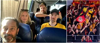 Piteåbor tog bussen till Gävle – för att heja fram Luleå Hockey