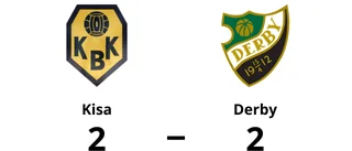 Kvittering på övertid av Dandenell Rousseau för Derby