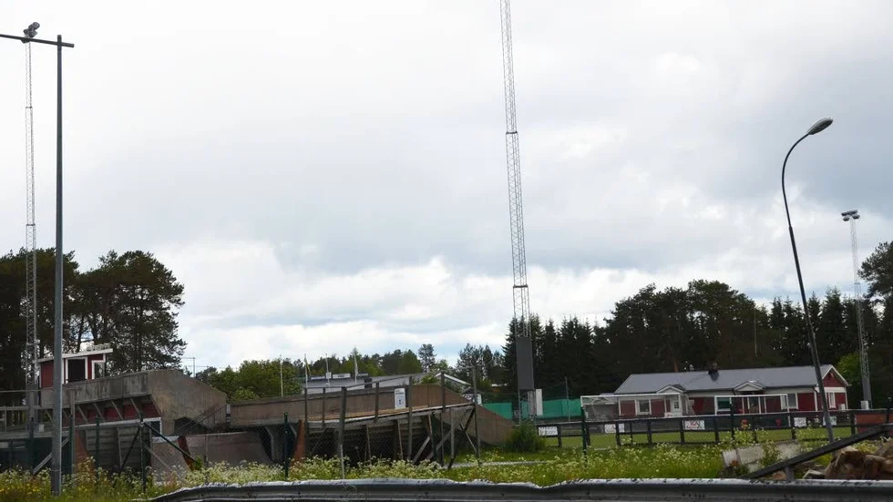 Här, vid BMX-parken vid Furuvallen, planeras den nya parken