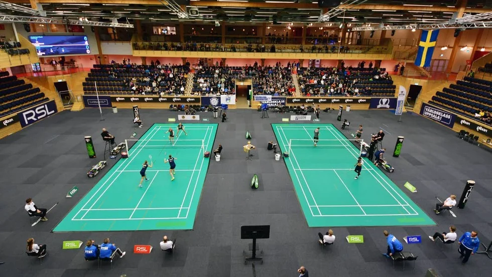 SM-finalen i Ifu Arena mellan Halmstad och Påvelund, en match som hallännningarna vann.