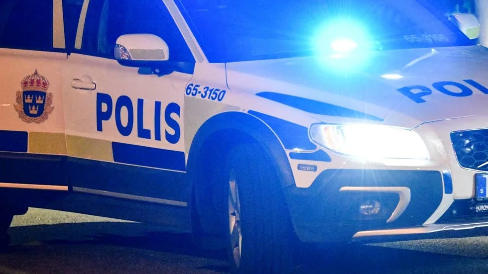 Polisen stoppade en drogpåverkad och knivbeväpnad bilförare på E18.