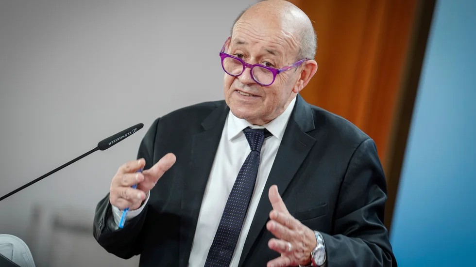 Den franske utrikesministern Jean-Yves Le Drian. Arkivbild.