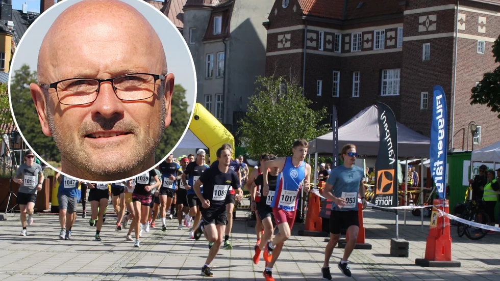 Torbjörn Pettersson före detta tävlingsledare för Strängnäs stadslopp, som nu via kommunen jobbar för och med Strängnäs svar på Vasaloppet.