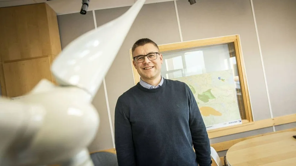 Fredrik Bäcklund, operativ chef på Svevind.