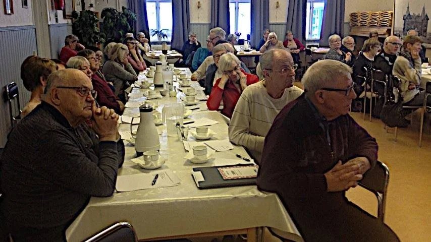 God uppslutning till PRO Gällivares medlemsmöte.