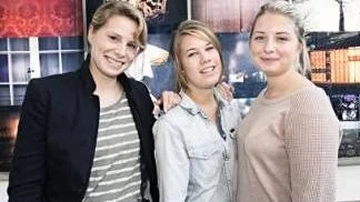 Tove Sundström, Emma Dübeck och Julia Hallenbring tar alla studiebidrag från CSN.