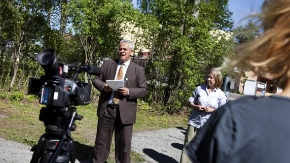 Presskonferens med Cecilia Forss och Ali Moulavi