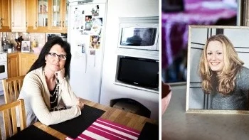 Lena Bjur Ehrngren lever med en livslång sorg.