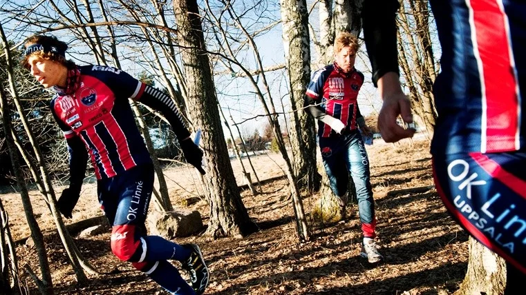 Oskar Sjöberg (t v)och Mattias Millinger springer första respektive sista sträckan i årets Tiomila.