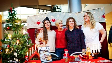 Josefin Söderlund Bohlin, Agnes Grönvall, Olovia Ahltorp och Nathalie Lomas.